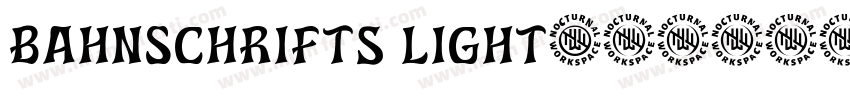 BahnschriftS Light字体转换